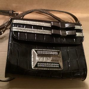 GUESS Sami Bow Croco small handbag